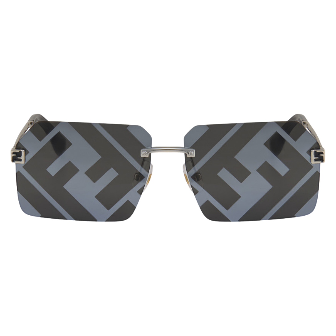 Fendi FE40043U 16C Sky Sunglasses Black Silver C.2