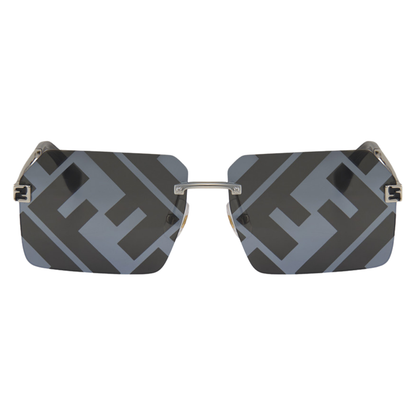 Fendi FE40043U 16C Sky Sunglasses Black Silver C.2
