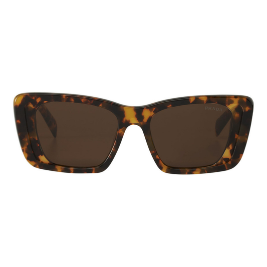 Prada SPR 08YS 01V-8C1 Oversized rectangular Honey Havana